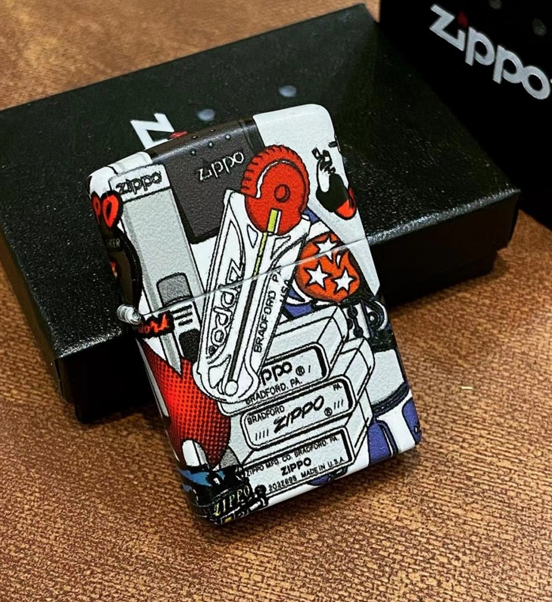 Bricheta Zippo I Spy Design cu cutie